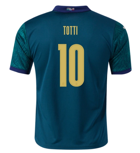 2020 EURO Italy Football Kit Third Soccer Jersey Francesco Totti 10